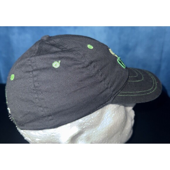 Calcutta Fishing Baseball Hat Neon Green Skull Strapback Adjustable Embroidered - Picture 5 of 6